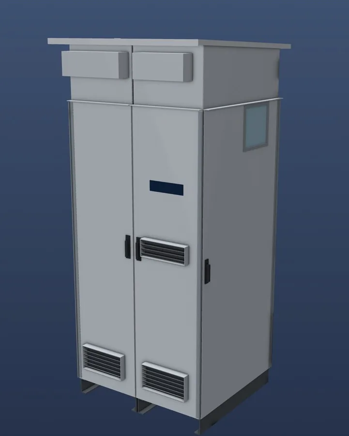 Outdoor build with roofs and skids
