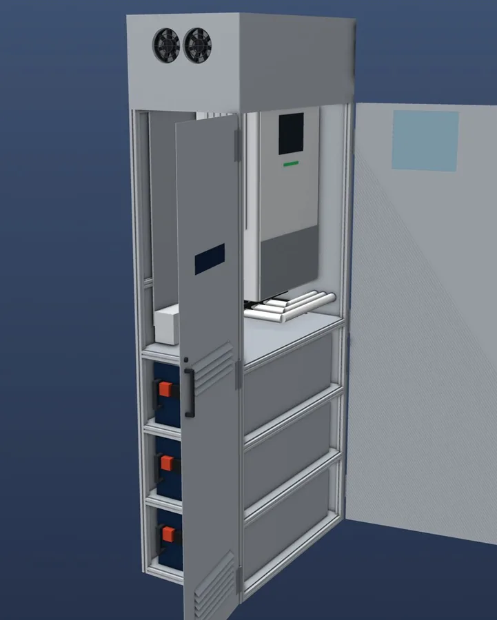 Home unit alone with doors open